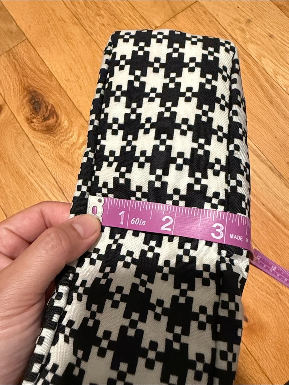 🐼 Baggu digital pixle gingham nylon mini shoulder bag